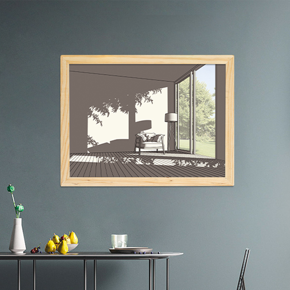 Light Painting Room Decor Art
