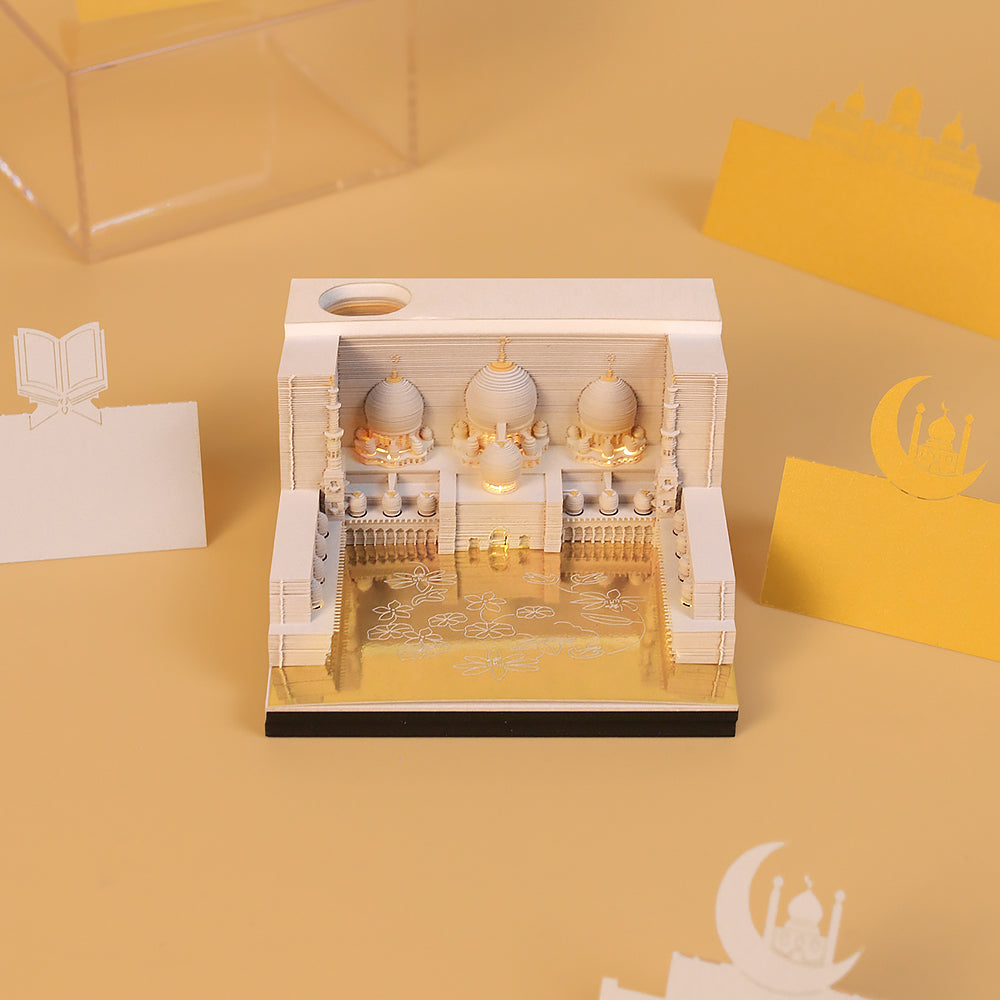Masjid Lighted 3D Memo Pad