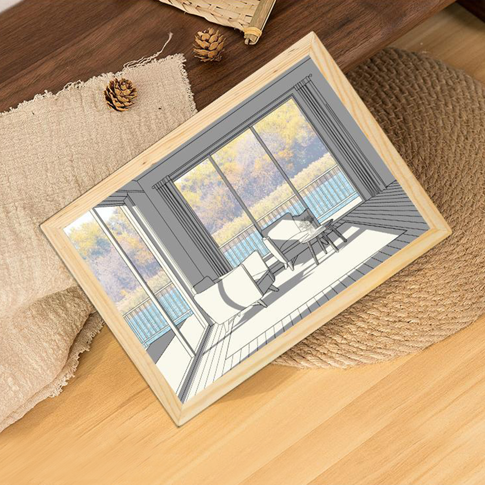 Light Painting Room Decor Art