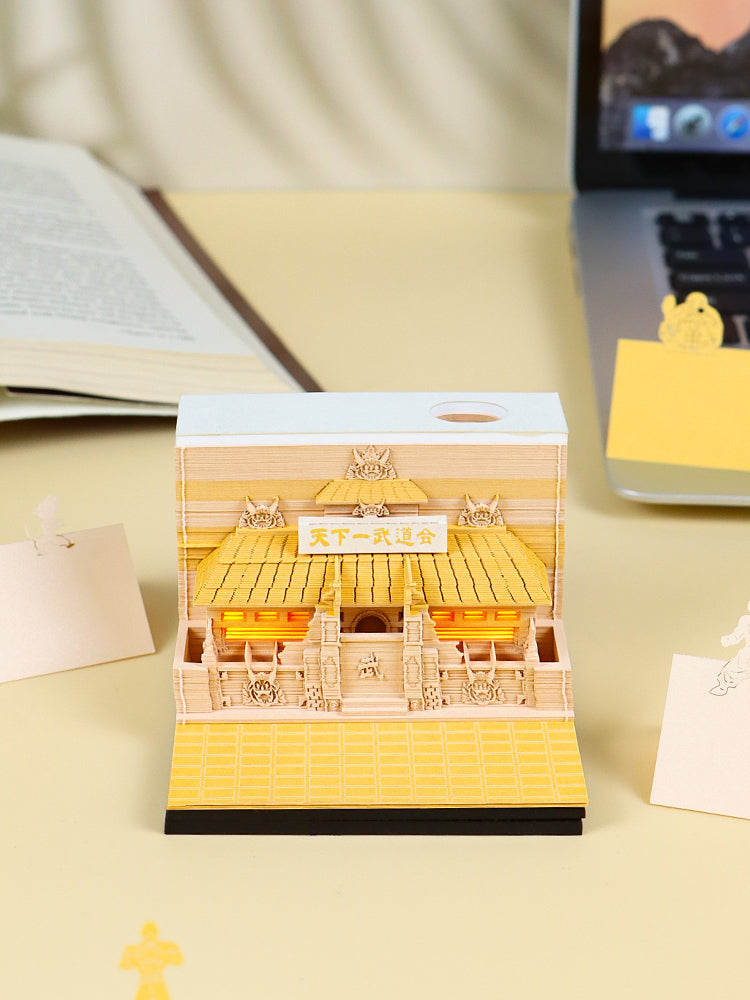 Japanese animation Martial Arts Association 3D memo pad