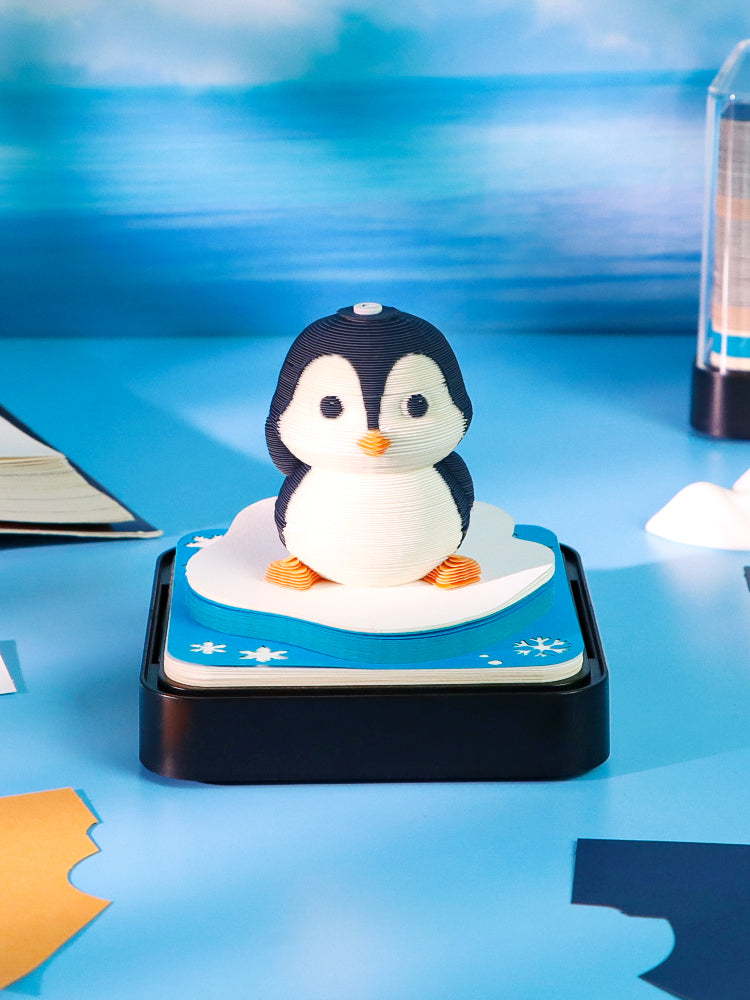Adorkable Penguin Panoramic memo pad
