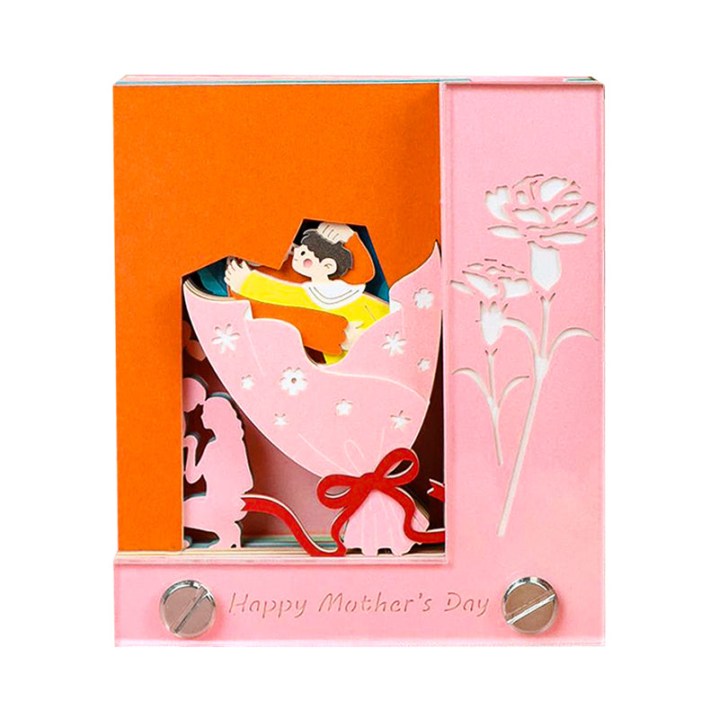 Pink Mother's Day gift 3D Memo Pad