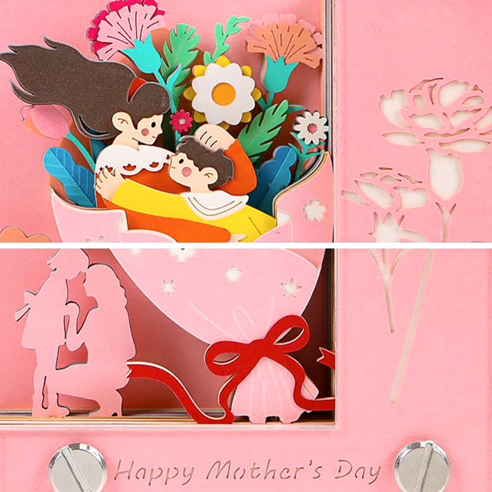 Pink Mother's Day gift 3D Memo Pad