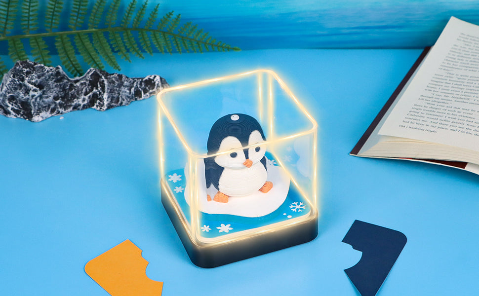 Adorkable Penguin Panoramic memo pad