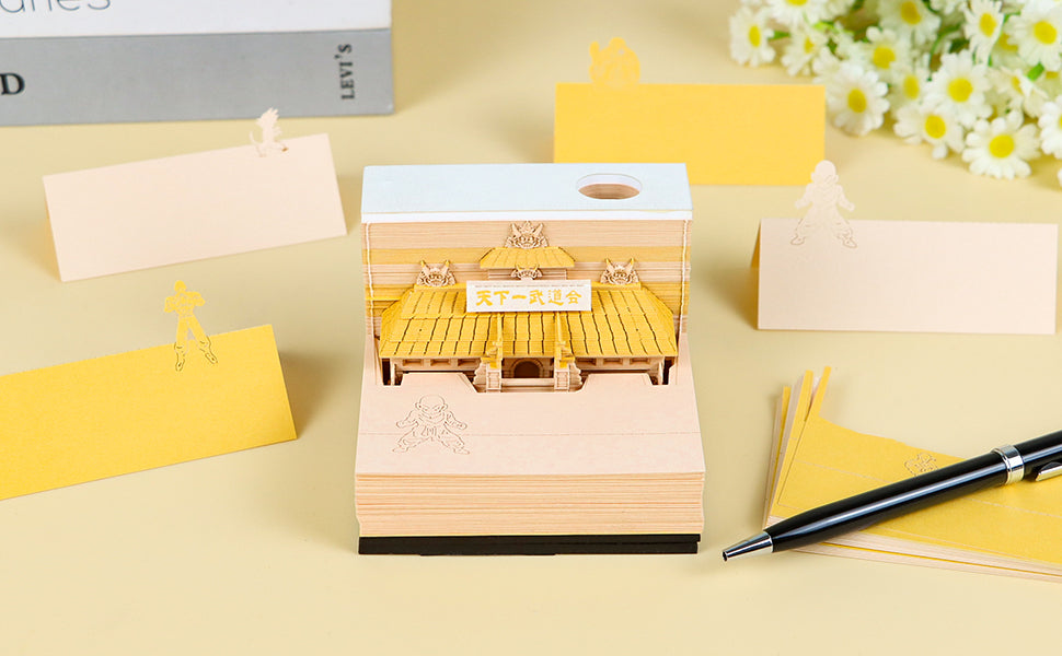 Japanese animation Martial Arts Association 3D memo pad