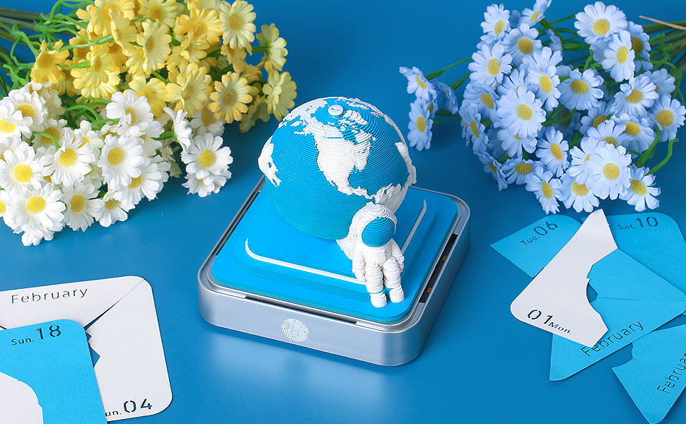 Bule Astronaut Panorama memo pad