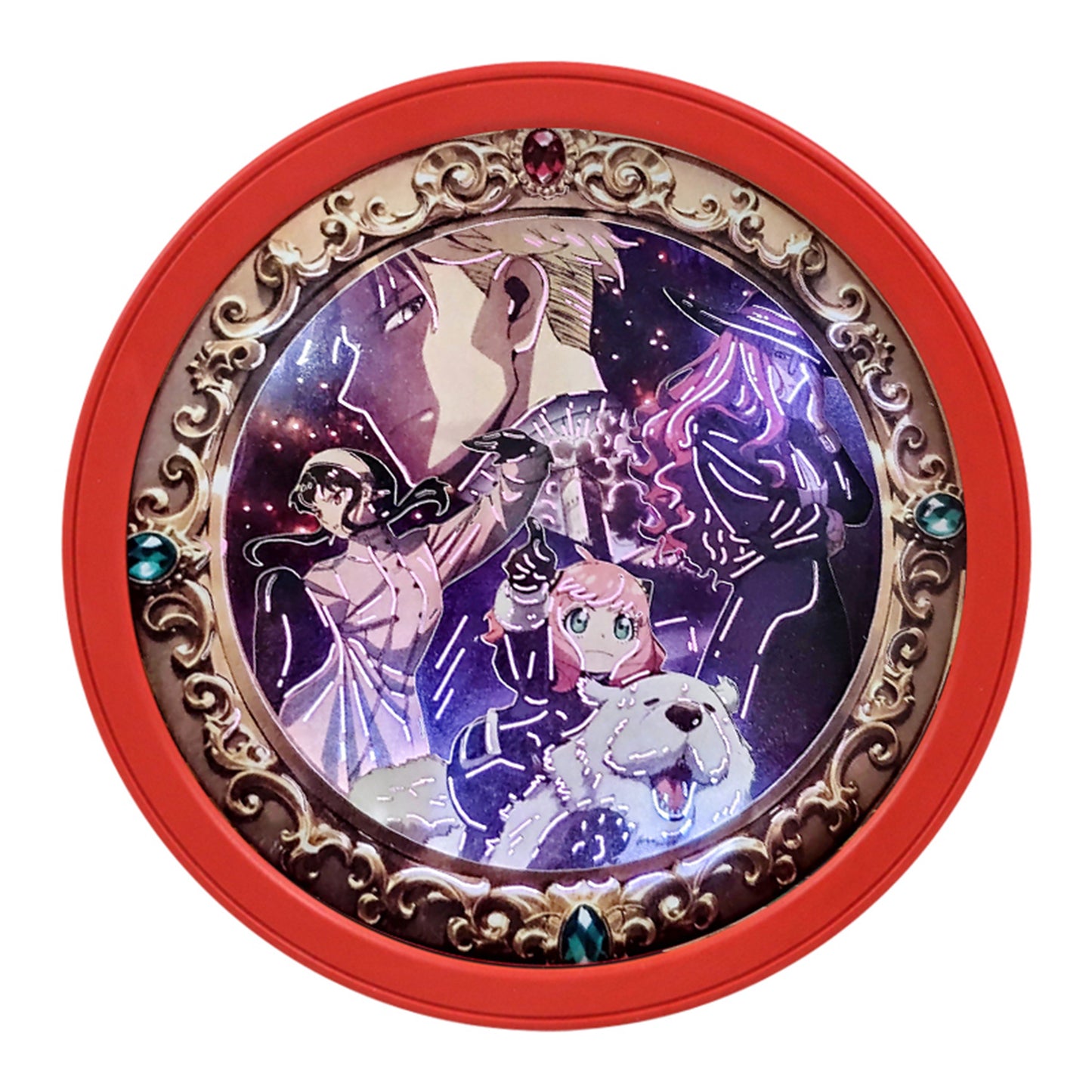 anime paper cut fridge magnet