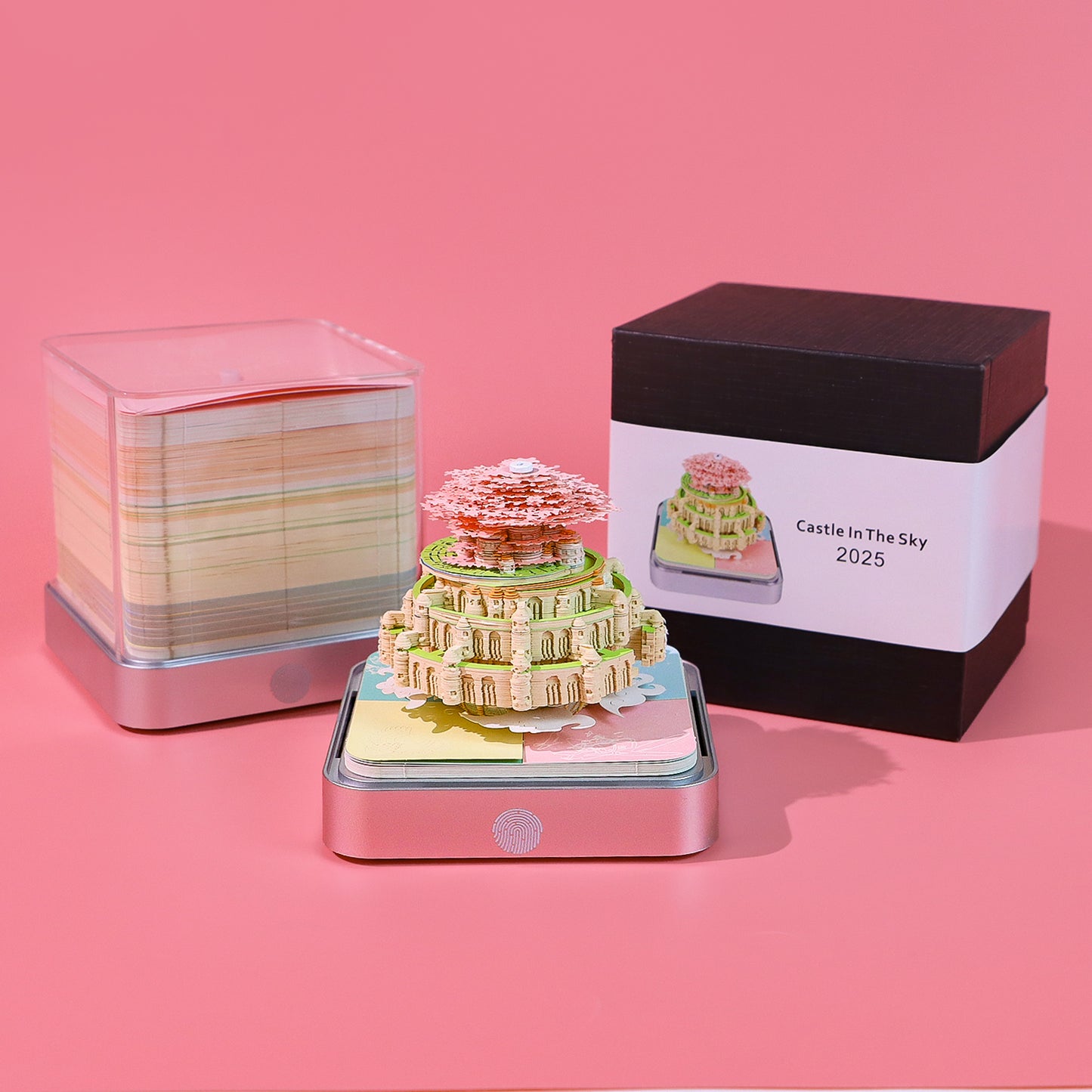 Castle in the Sky Model Hand Torn 3D Memo Pad Panoramic 3D Calendar