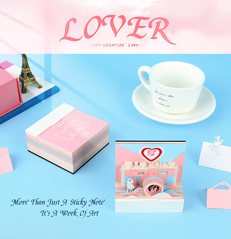 In the Name of Love Camera Memo Pad