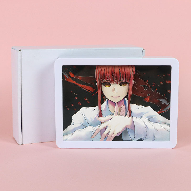 Máchima Anime Light Box Paper Craving Lamp(Black Shadow Box Frame)