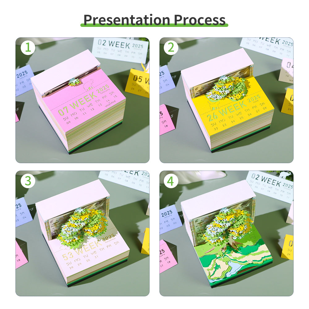 2025 Tree House 3d memo pads