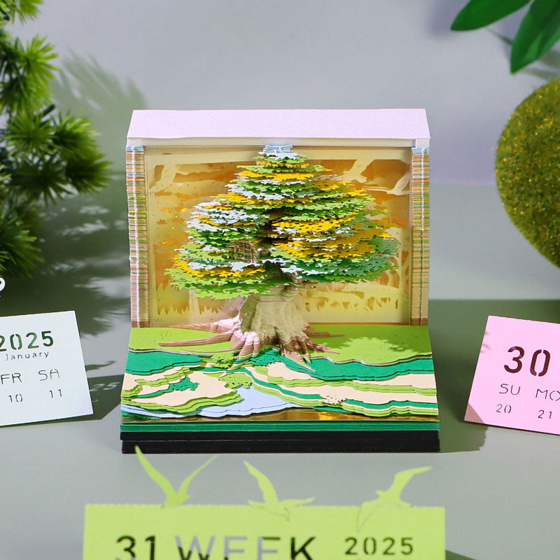 2025 Tree House 3d memo pads