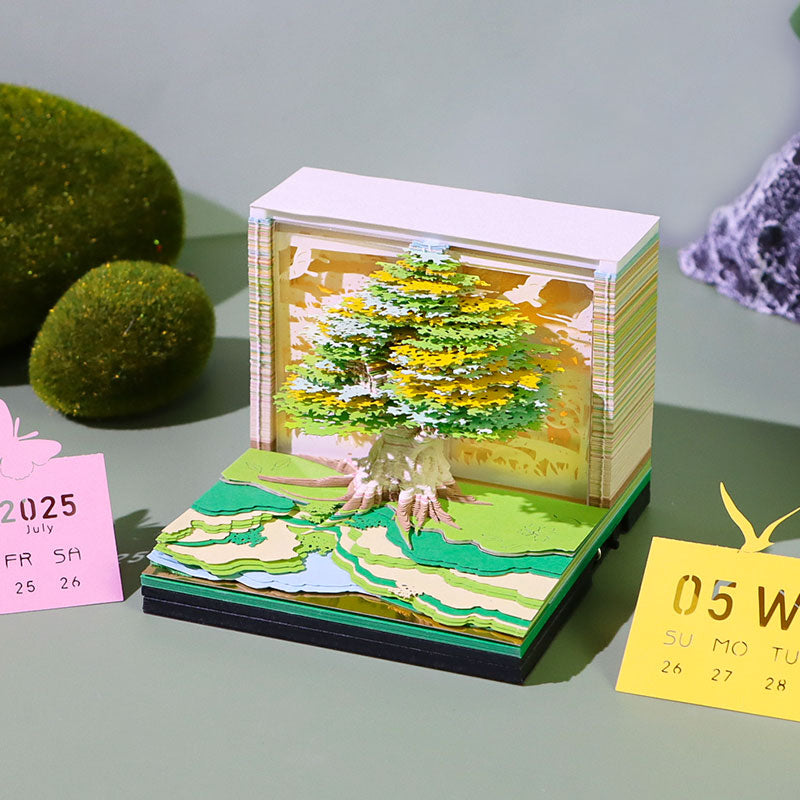 2025 Tree House 3d memo pads