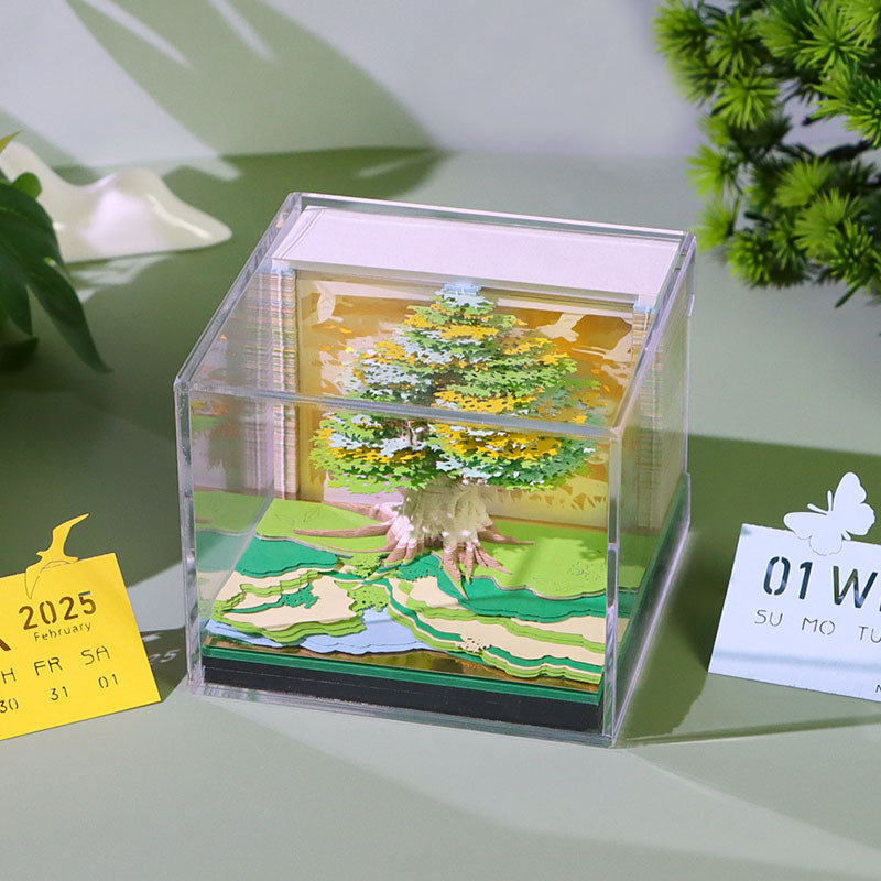 2025 Tree House 3d memo pads