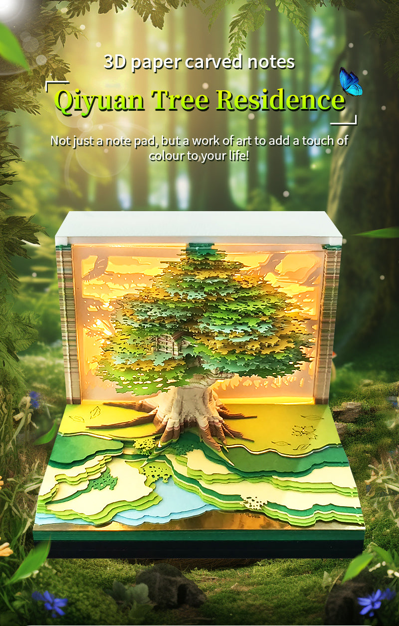 2025 Tree House 3d memo pads