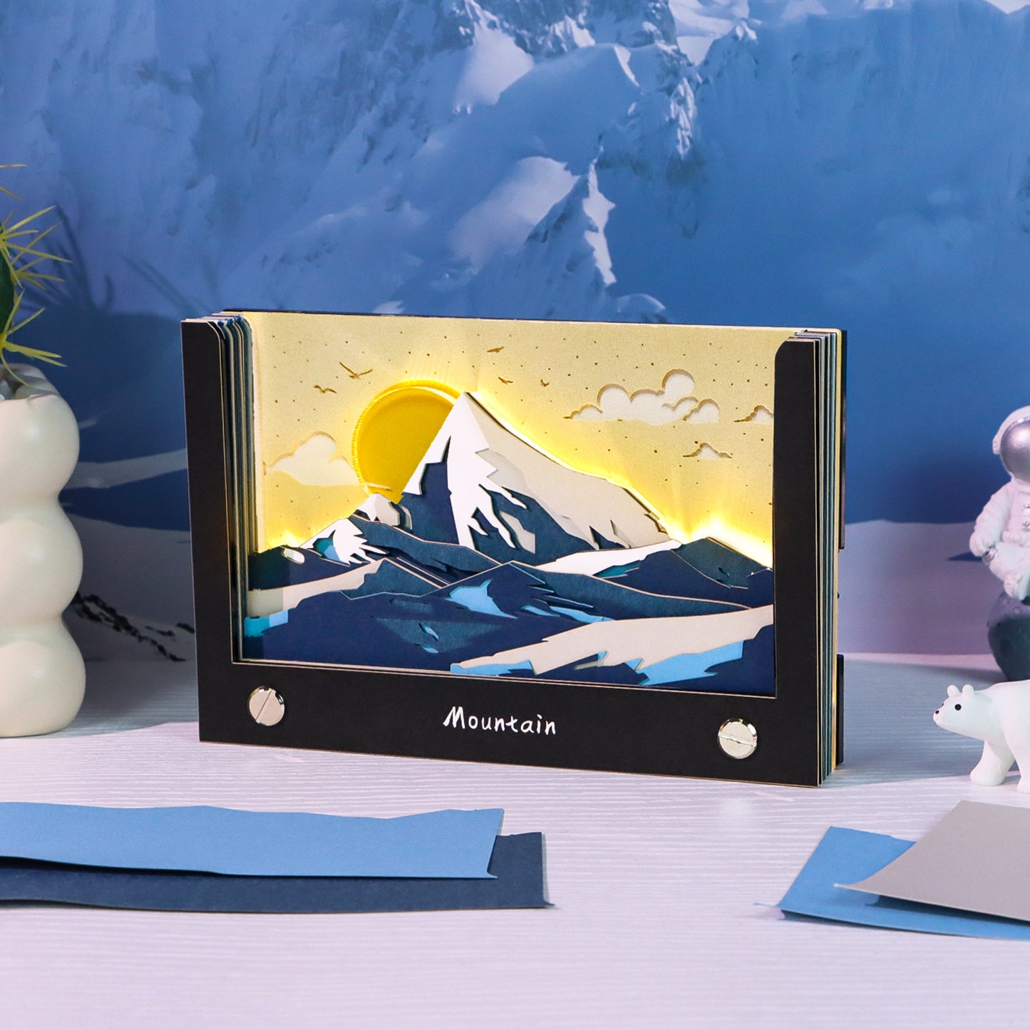 Snow Mountain Handicraft Tear Off 3D Memo Pad