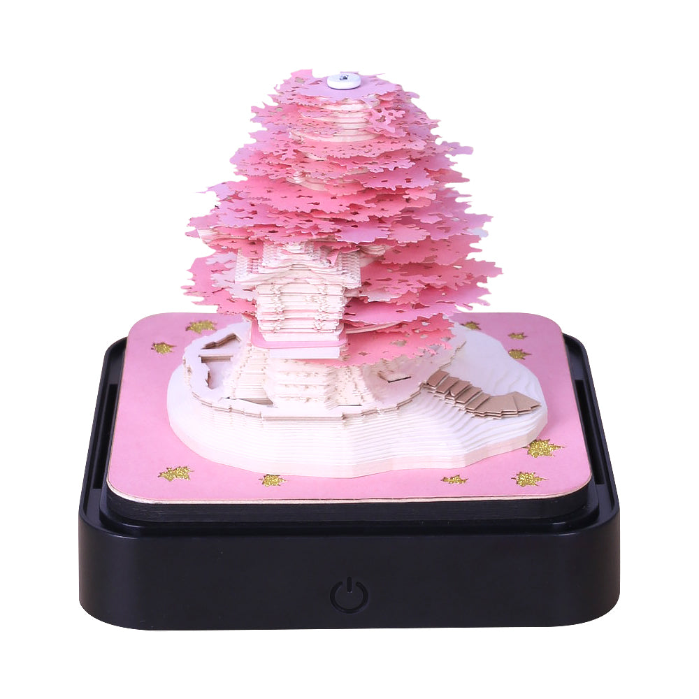Sakura 2025 Calendar 3D Memo Pad