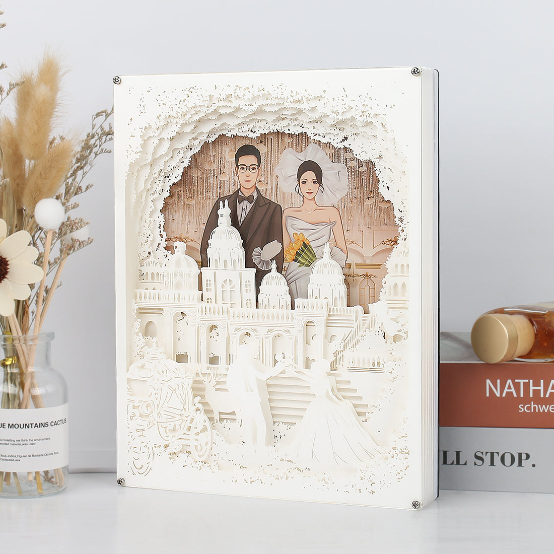Wedding photos can be customized