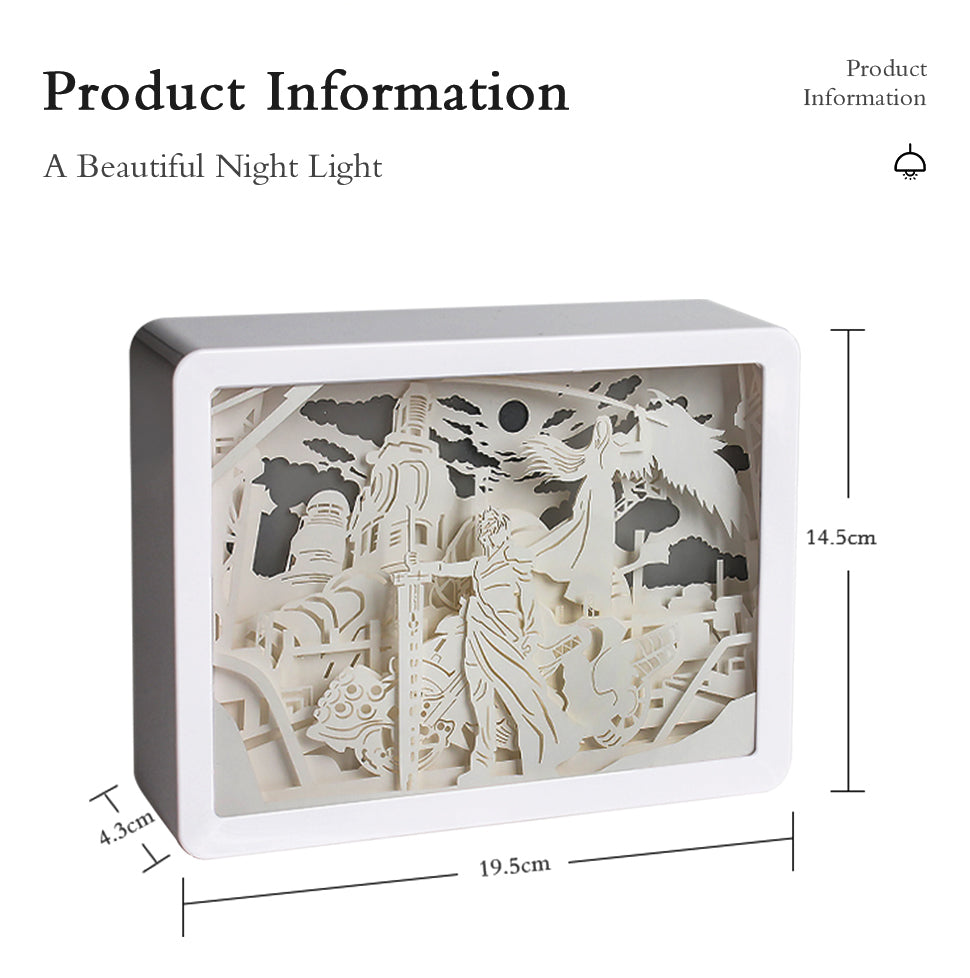 Final Fantasy Paper Cut Light Box