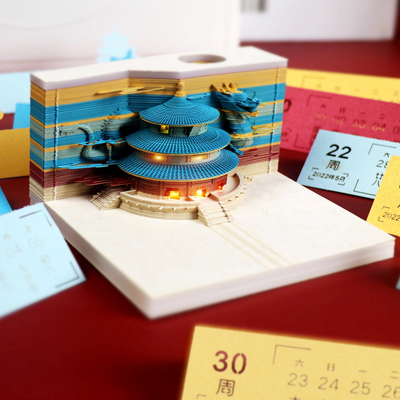Temple of Heaven 3D Memo Pad (small)