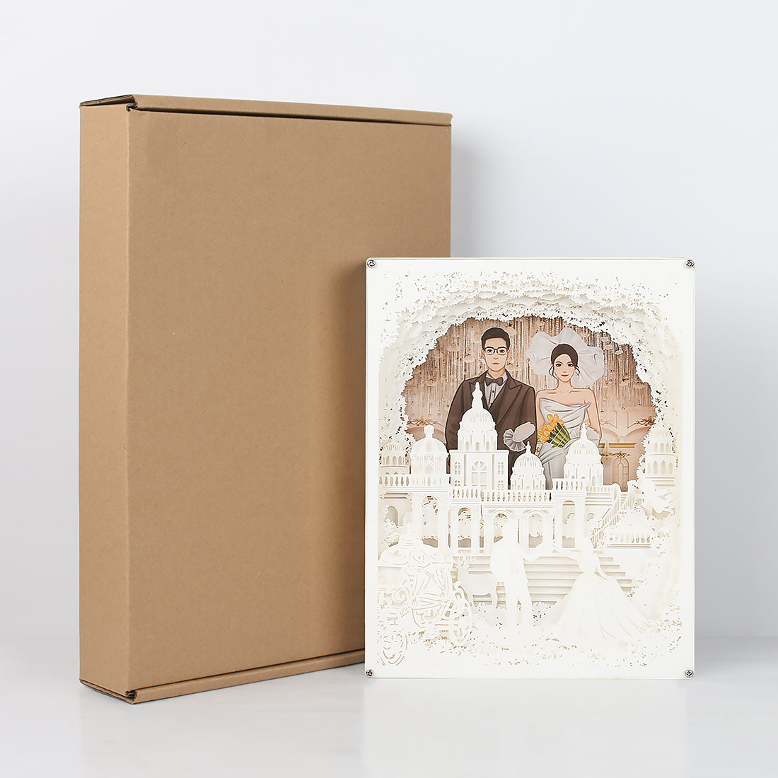 Wedding photos can be customized