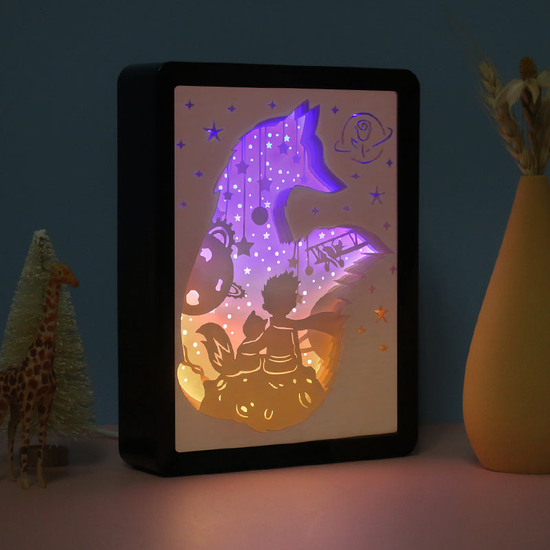 Little Prince Paper Carved Lamp
