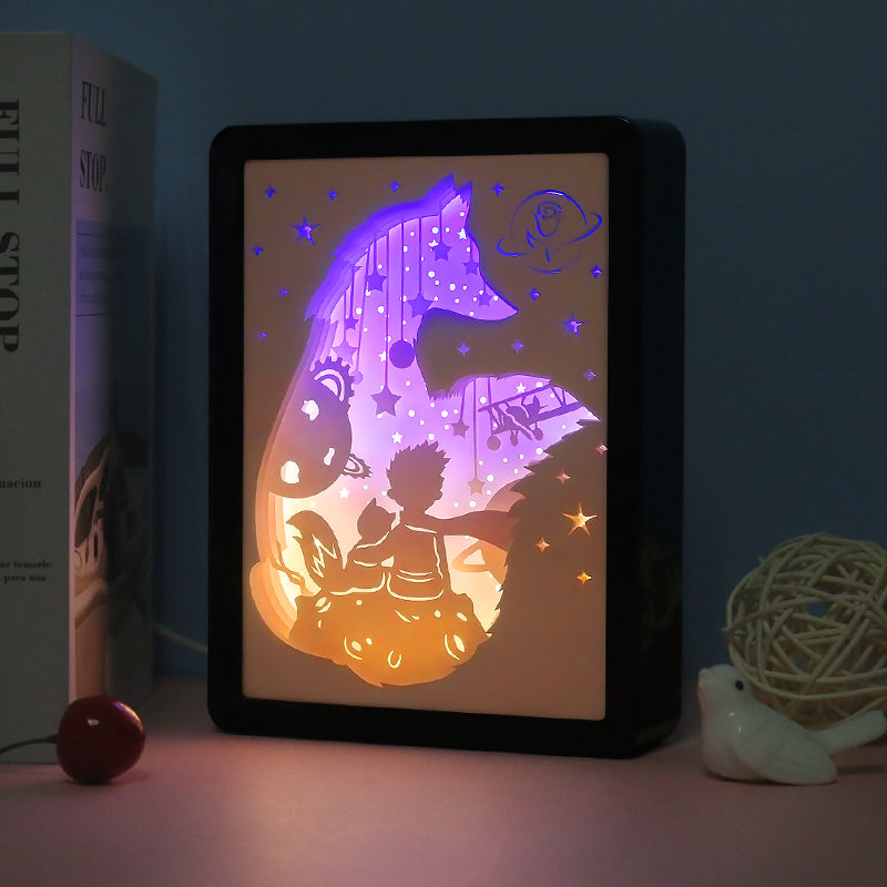 Little Prince Paper Carved Lamp