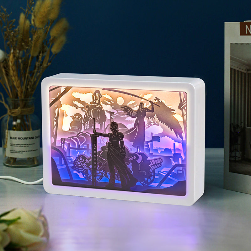 Final Fantasy Paper Cut Light Box