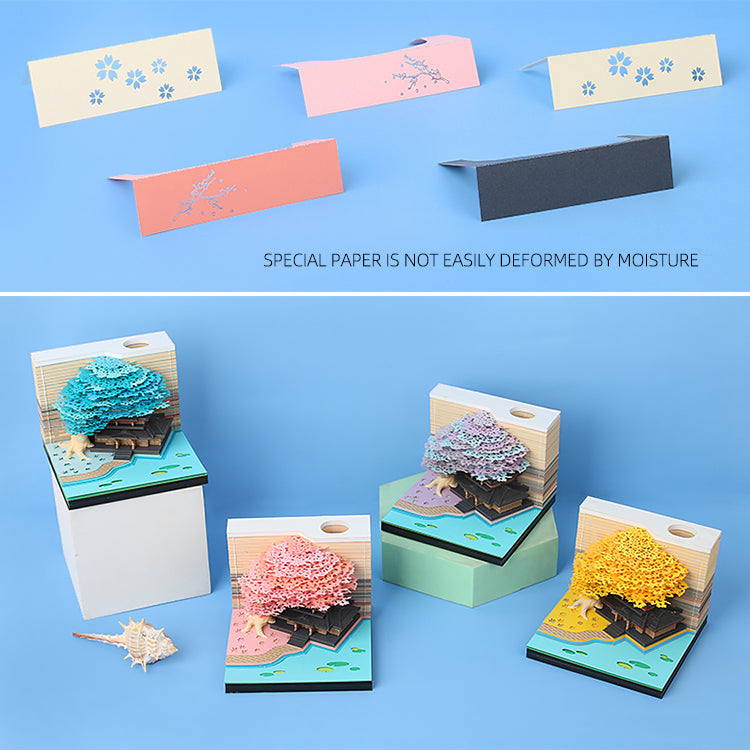 Tree House 3D Memo Pad(Lighted)