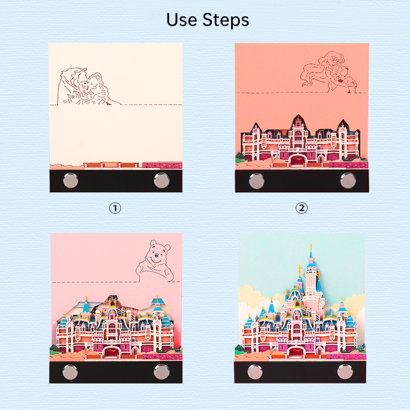 Disney Pink Castle Creative Gift