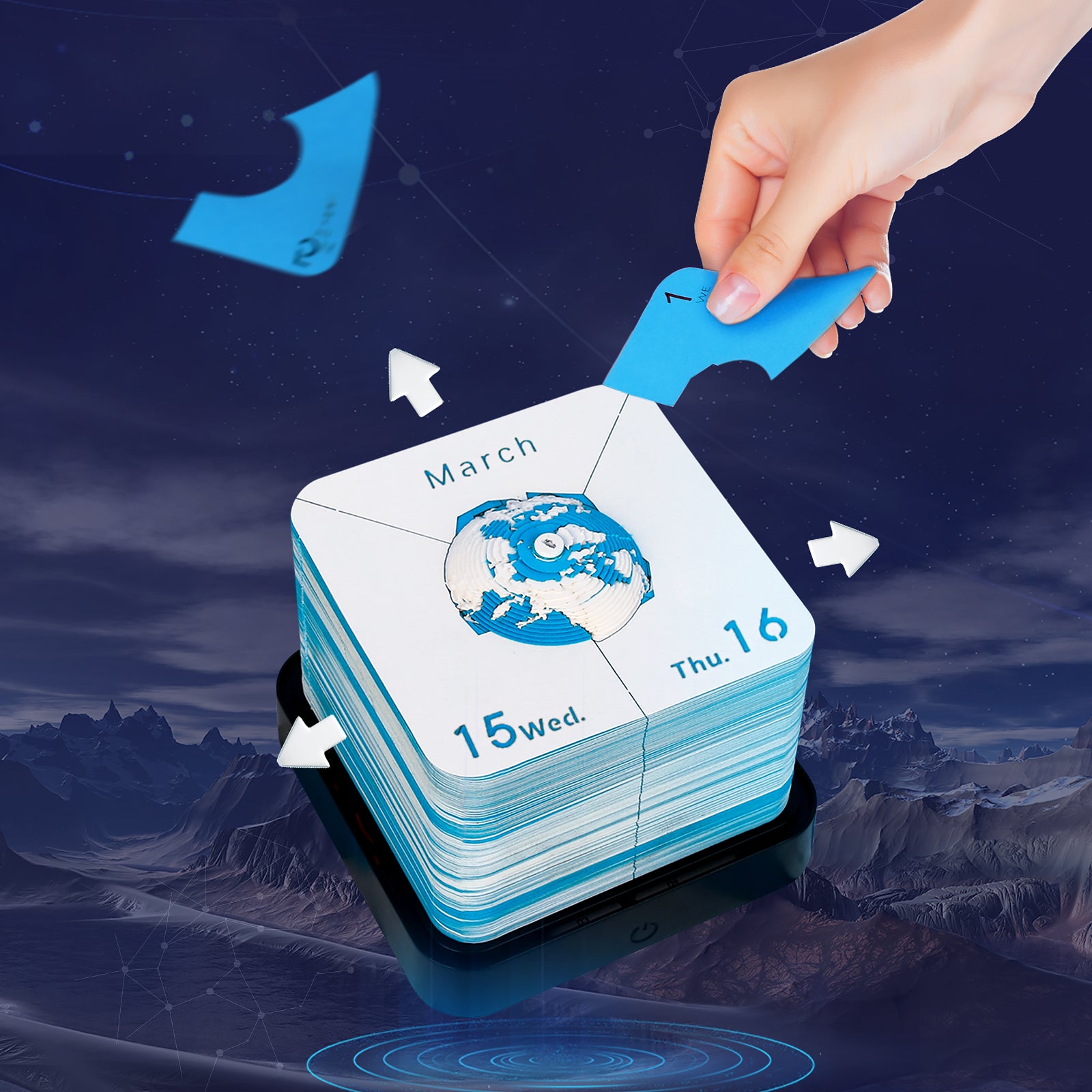 3d Memo Pad Calendar 2025