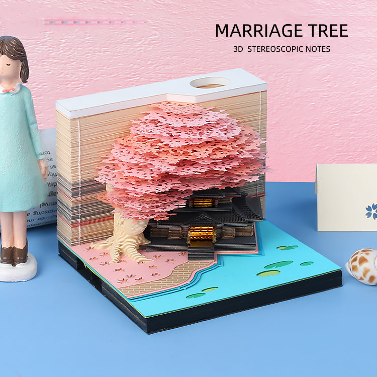Tree House 3D Memo Pad(Lighted)