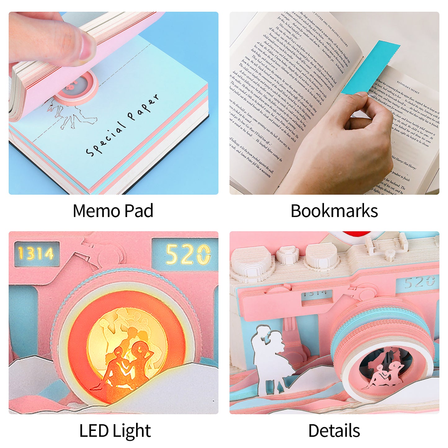 Camera in the Name of Love 3D Memo Pad