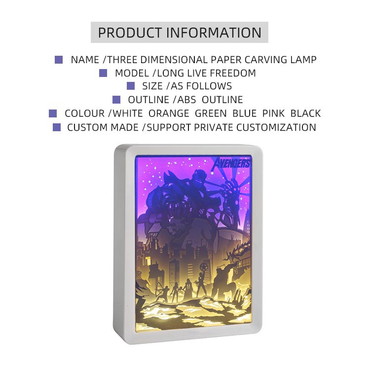 The Avengers Light Box