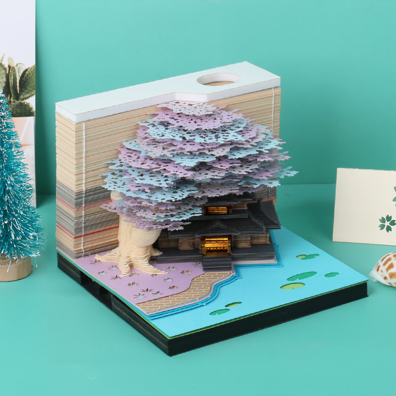 Tree House 3D Memo Pad(Lighted)