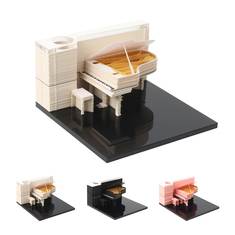 Piano 3D Memo Pad