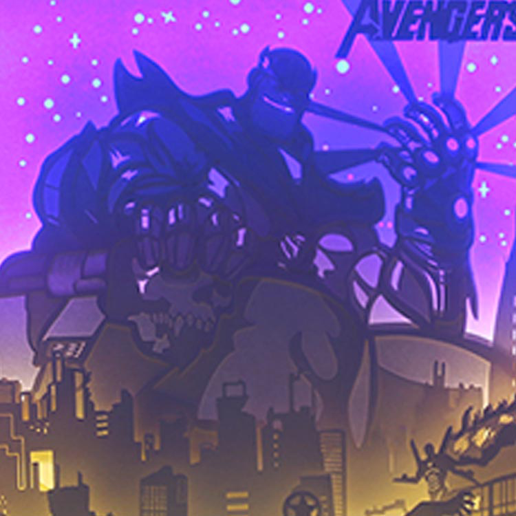 The Avengers Light Box