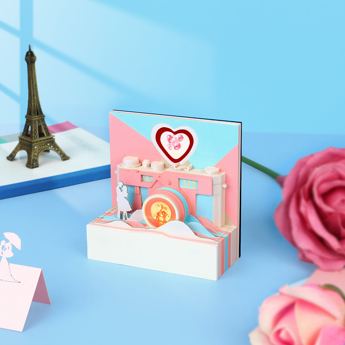 Camera in the Name of Love 3D Memo Pad