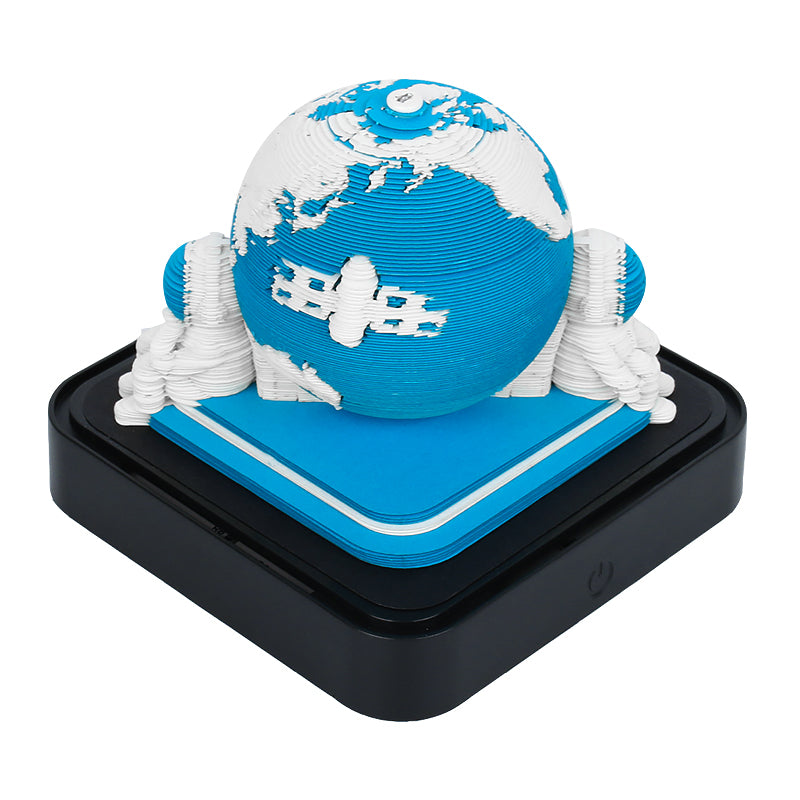 2024/2025 Calendar Earth Model 3D Memo Pad