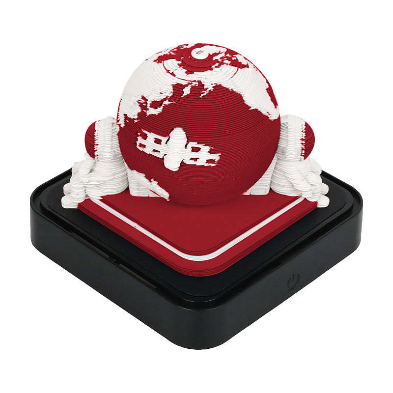 2024/2025 Calendar Earth Model 3D Memo Pad