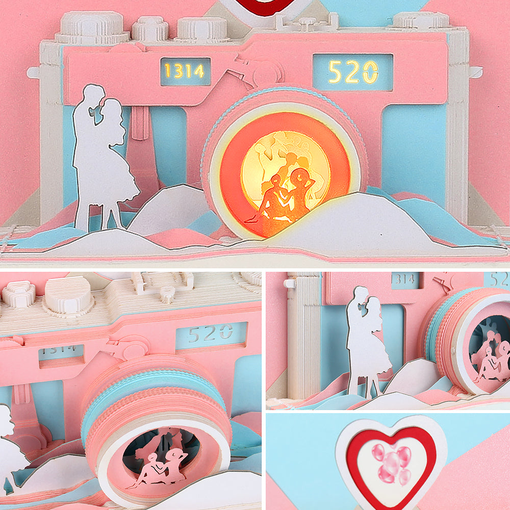 Camera in the Name of Love 3D Memo Pad