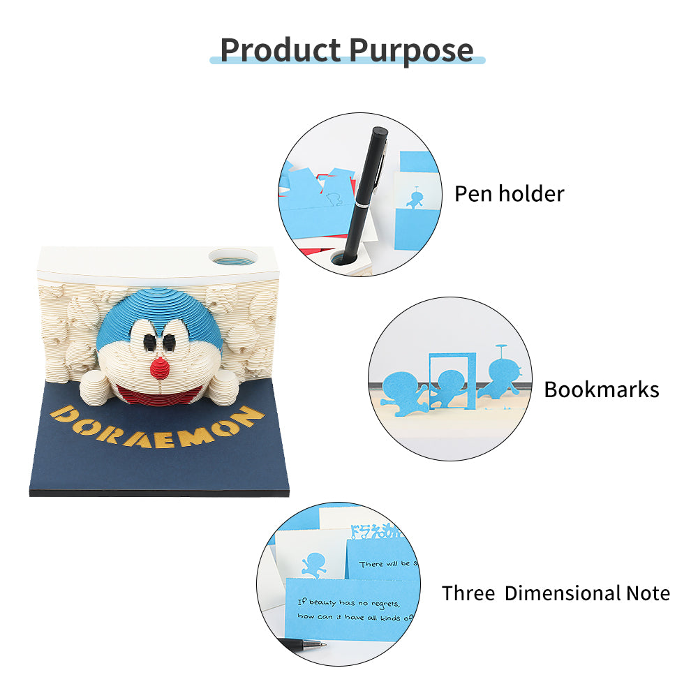 Doraemon 3D Memo Pad