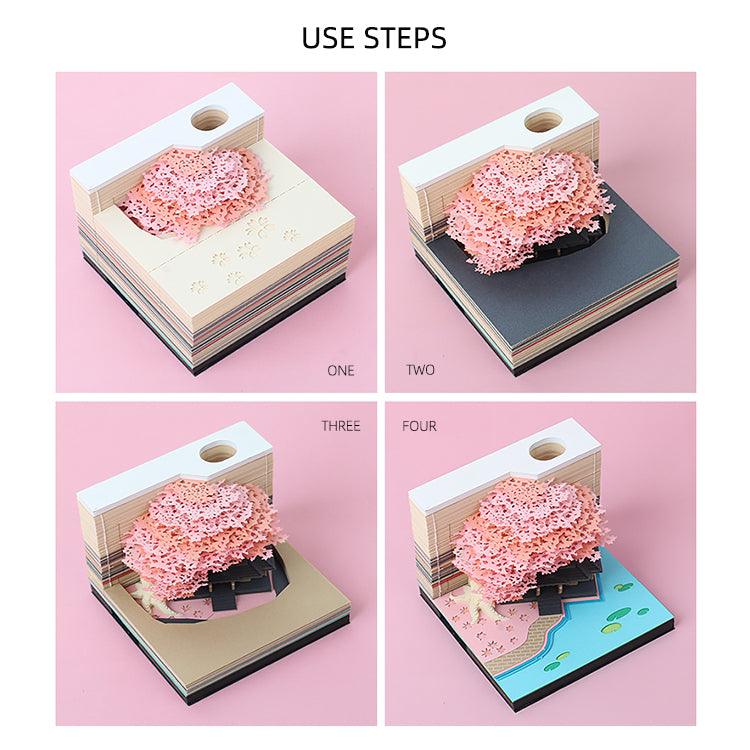 Tree House 3D Memo Pad(Lighted)