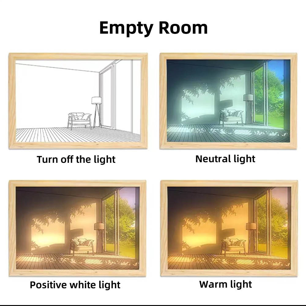 Light Painting Room Decor Art