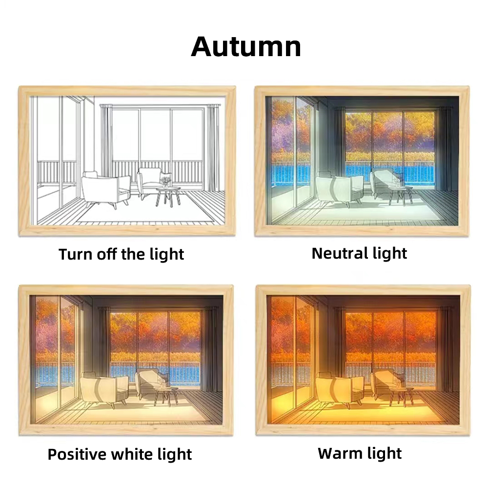 Light Painting Room Decor Art