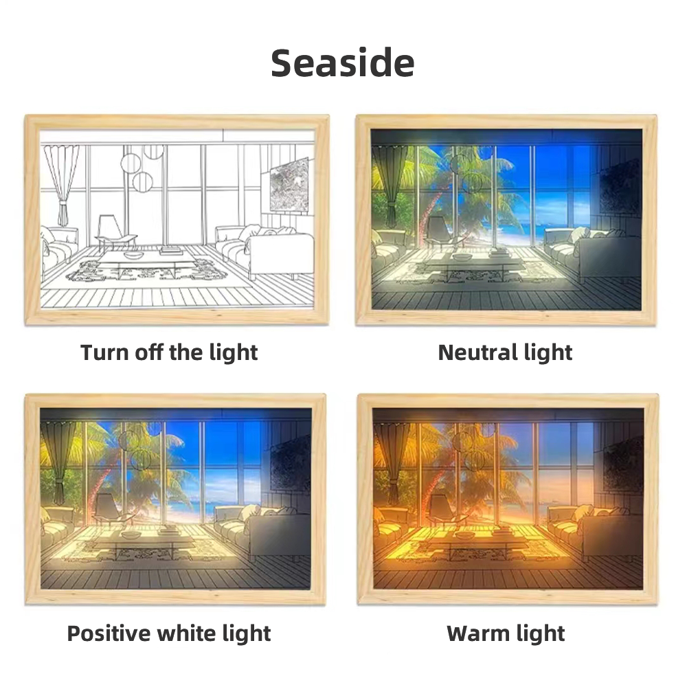 Light Painting Room Decor Art