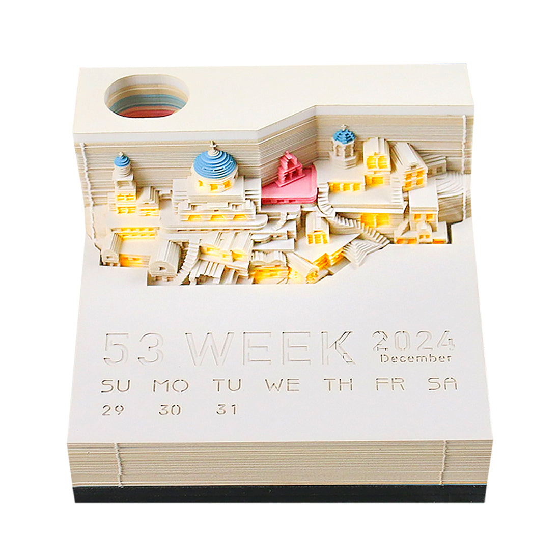 2024 Santorini Weekly Calendar