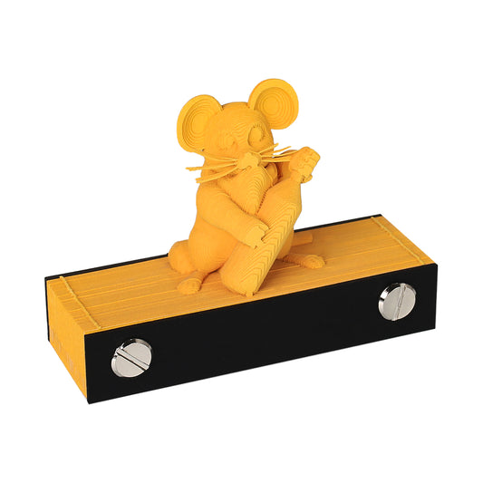 12 Zodiac Star Sign Rat Animal Mouse Model 3D Memo Pad