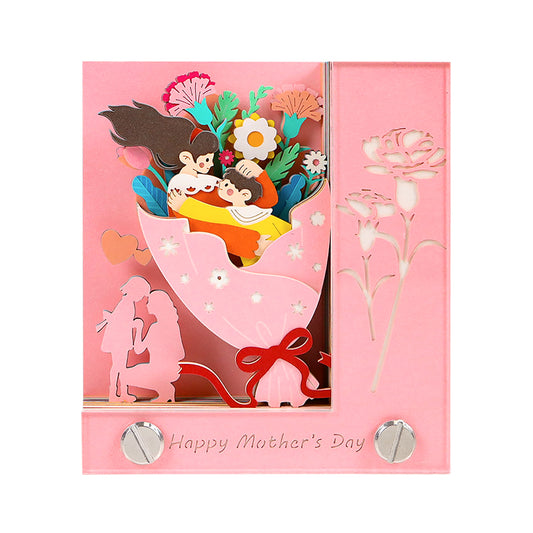 Pink Mother's Day gift 3D Memo Pad