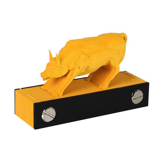 12 Zodiac Star Sign Animal Ox Model 3D Memo Pad